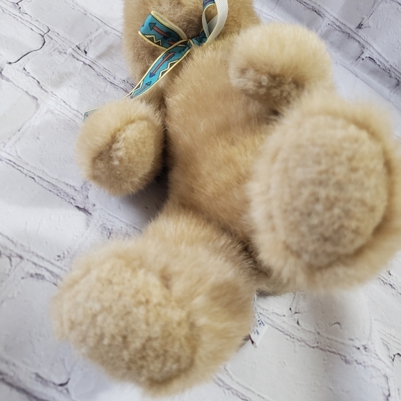 Mary Meyer Light Brown Teddy Bear 9 Inch Southwestern Ribbon Neck Tie - Picture 6 of 11